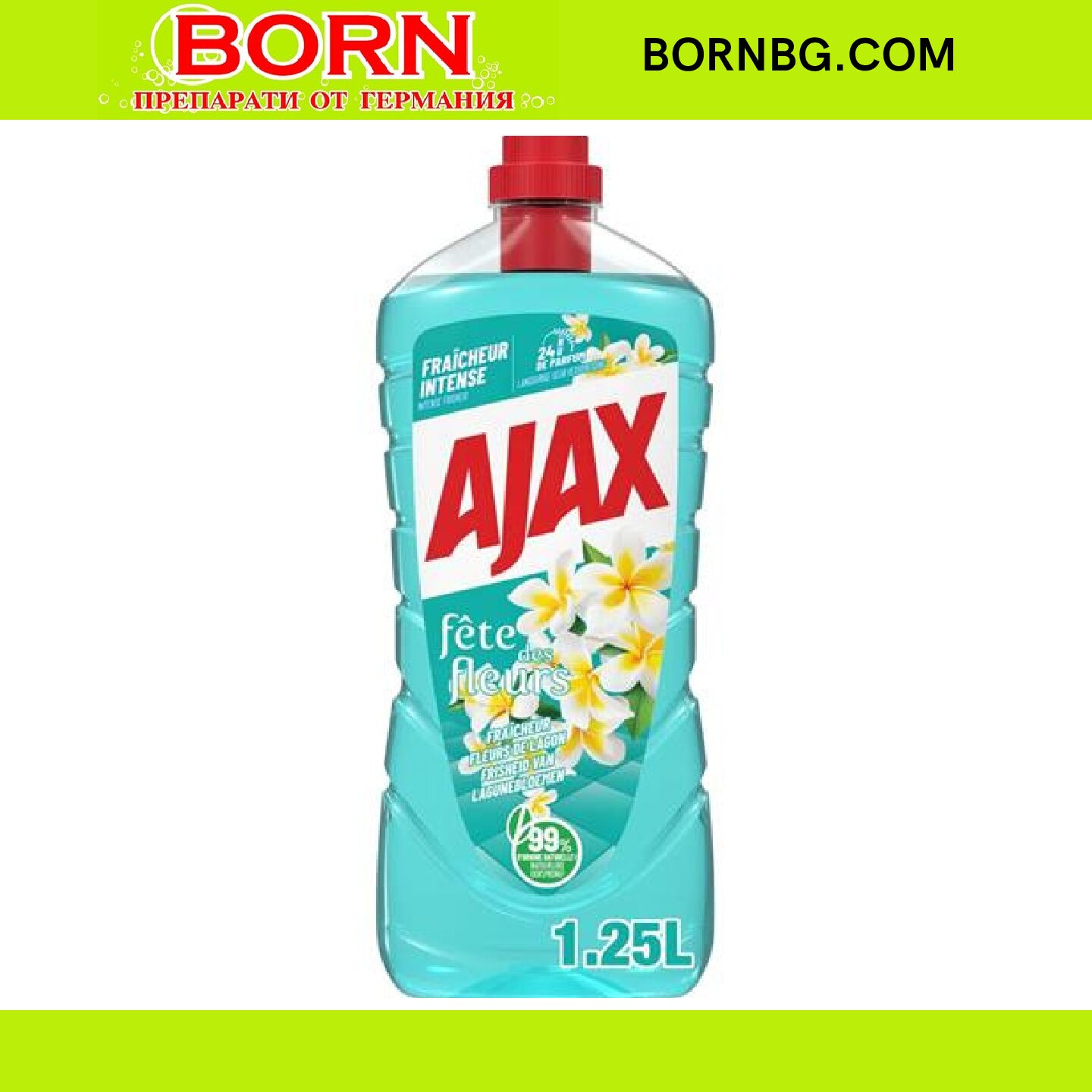 Аякс препарат за почистване на под Ajax , 1,25 л.