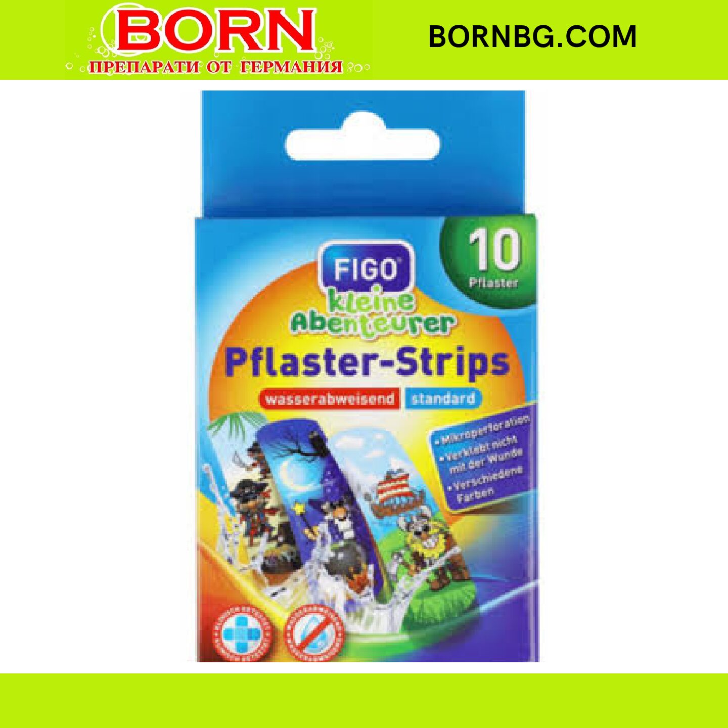 Фиго лепенки за деца Figo Pflaster-Strips , 10 броя